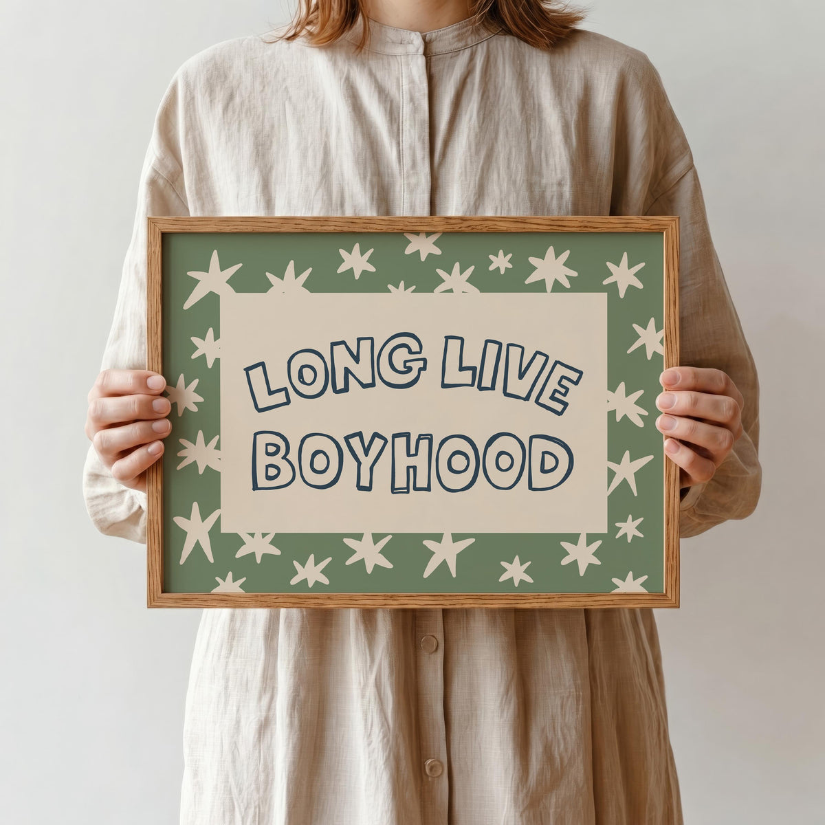 Long Live Boyhood Print, Boys Room Wall Art, Playroom Star Poster, Boy Nursery Decor (MR158) — poster 10