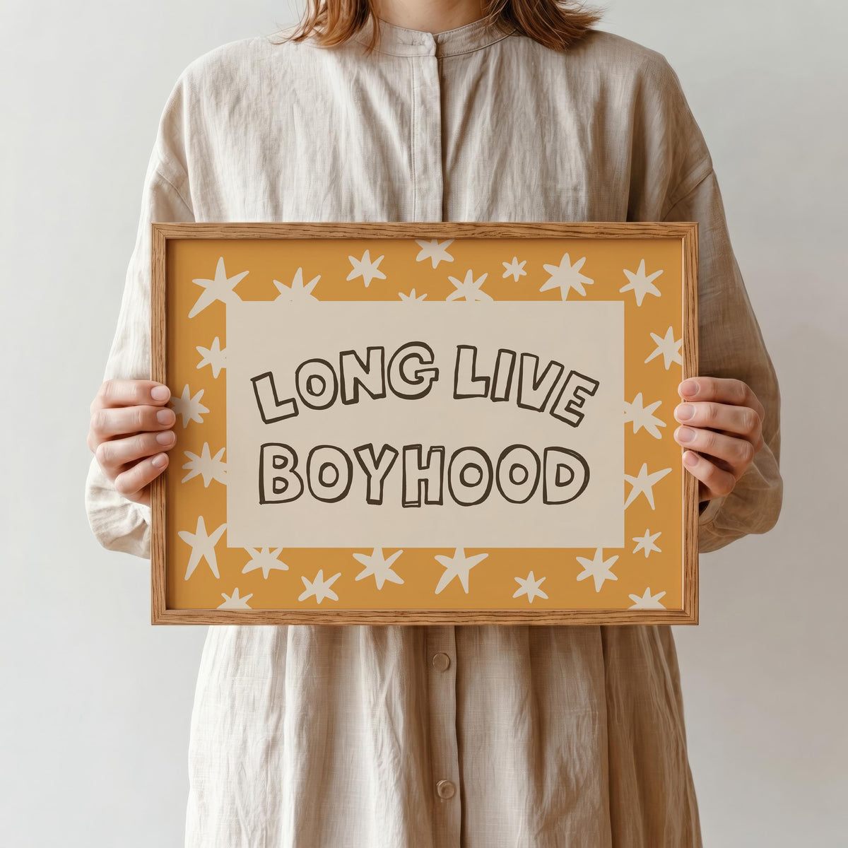 Long Live Boyhood Print, Boys Room Wall Art, Playroom Star Poster, Boy Nursery Decor (MR158) — poster 9