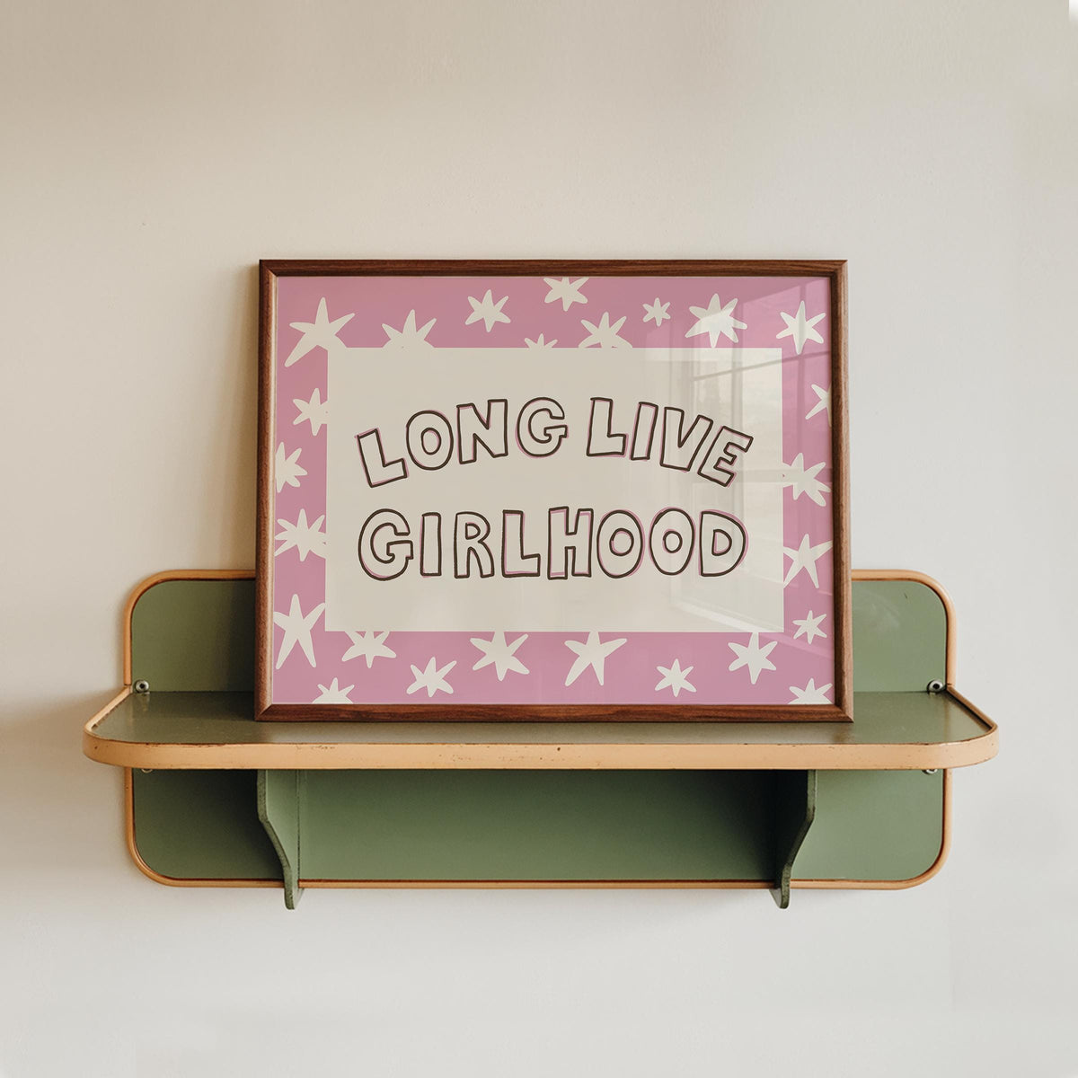 Long Live Girlhood Print, Hand Drawn Girls Room Decor, Whimsical Playroom Wall Art (MR164) — poster 10