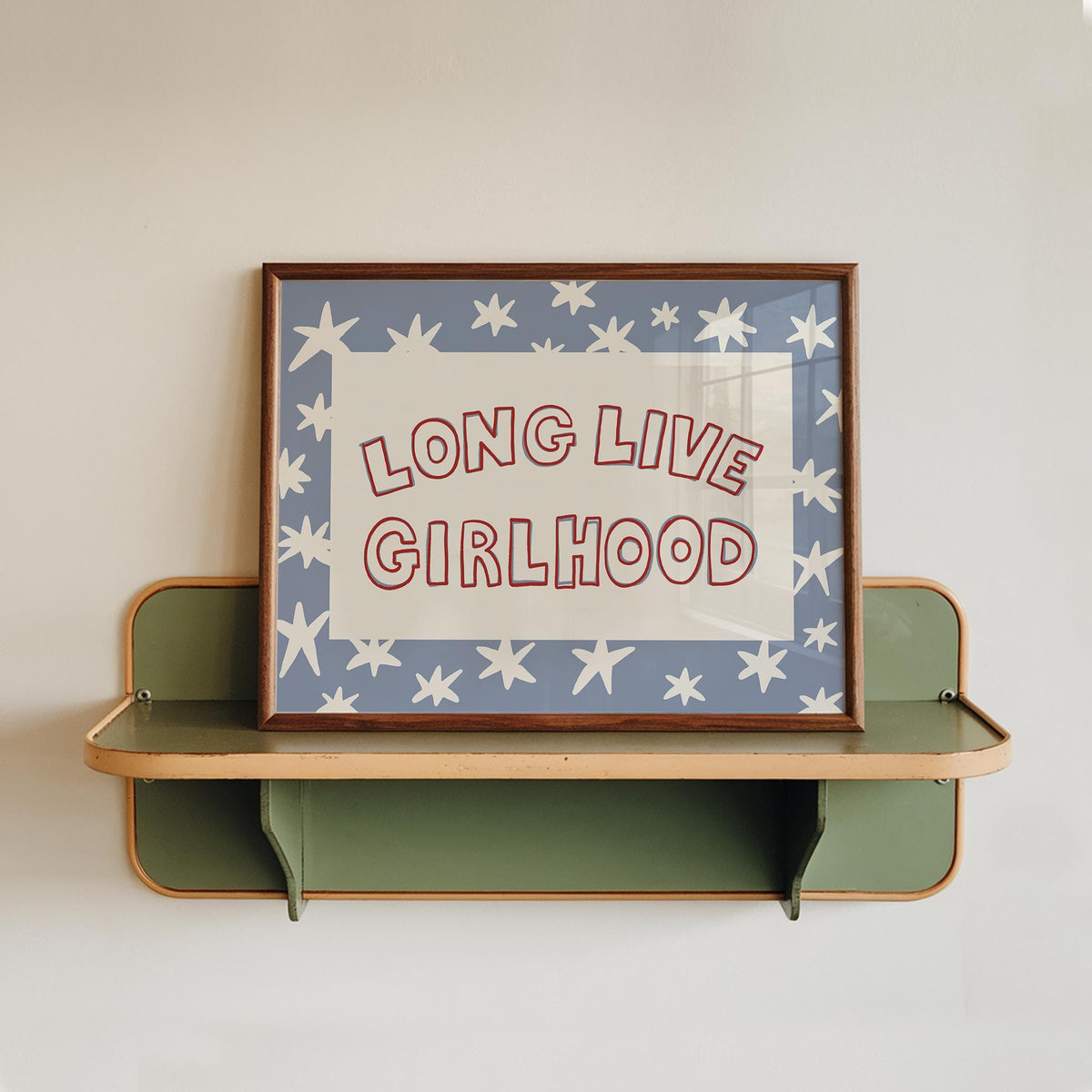 Long Live Girlhood Print, Hand Drawn Girls Room Decor, Whimsical Playroom Wall Art (MR164) — poster 12