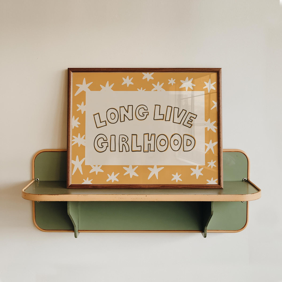 Long Live Girlhood Print, Hand Drawn Girls Room Decor, Whimsical Playroom Wall Art (MR164) — poster 11