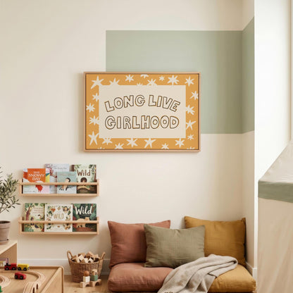 Long Live Girlhood Print, Hand Drawn Girls Room Decor, Whimsical Playroom Wall Art (MR164) — poster 3