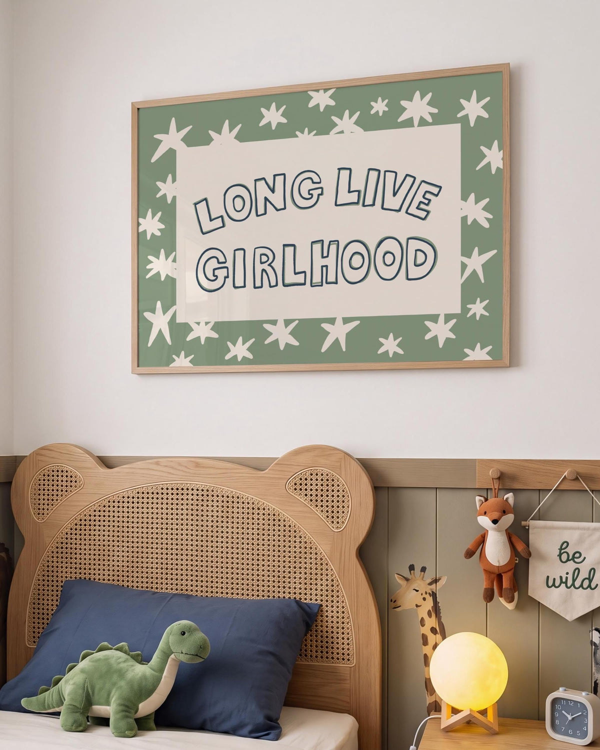 Long Live Girlhood Print, Hand Drawn Girls Room Decor, Whimsical Playroom Wall Art (MR164) — poster 6