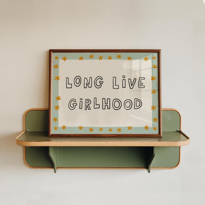 Long Live Girlhood Print, Girls Room Decor, Above Bed Wall Art, Nursery Art (MR166) — poster 12