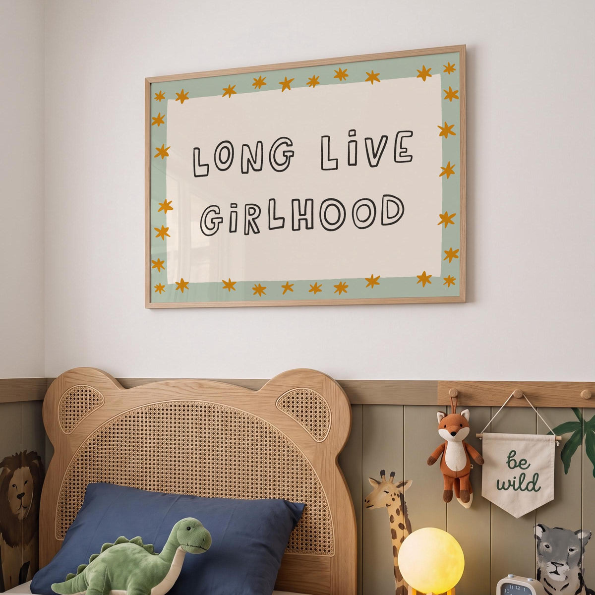 Long Live Girlhood Print, Girls Room Decor, Above Bed Wall Art, Nursery Art (MR166) — poster 6
