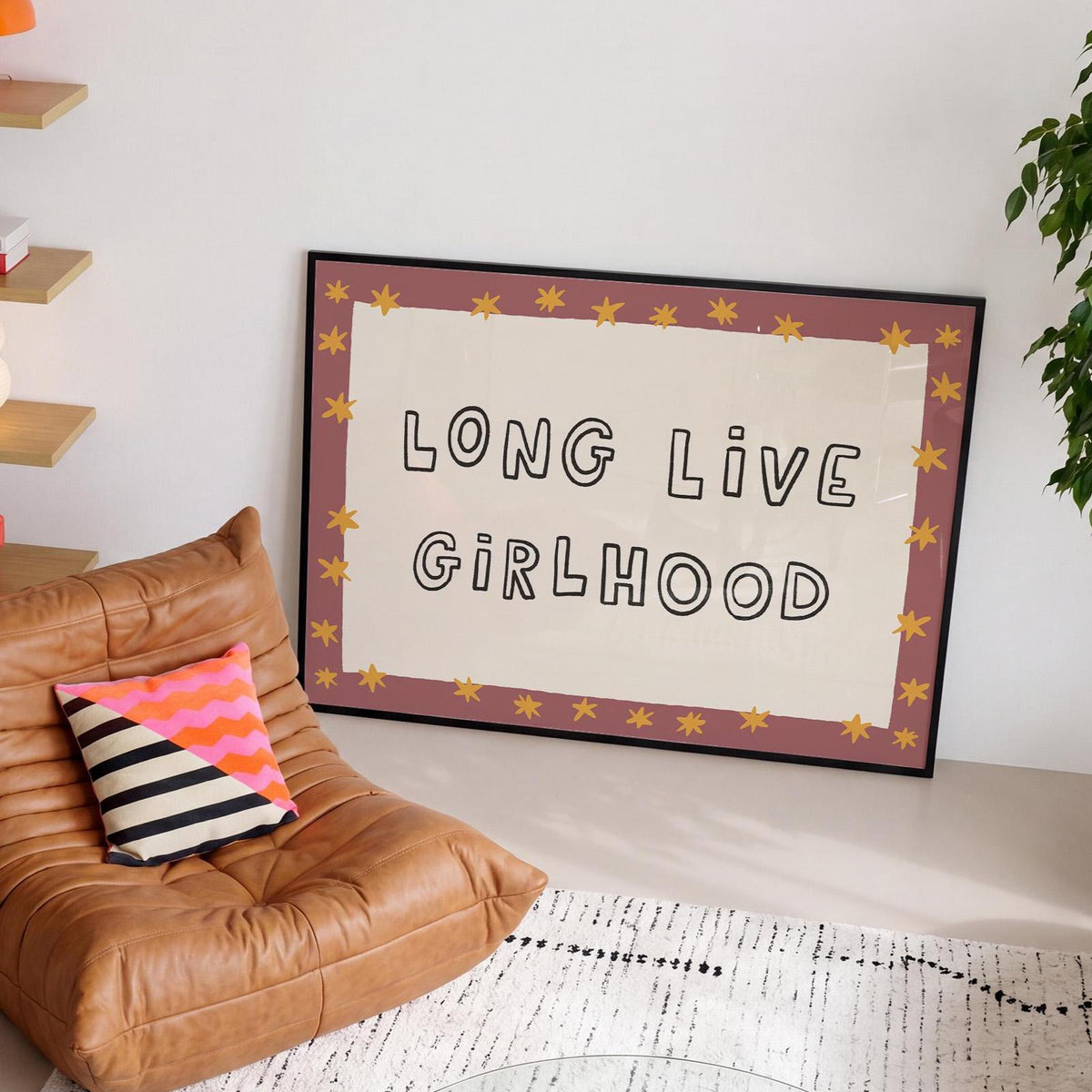 Long Live Girlhood Print, Girls Room Decor, Above Bed Wall Art, Nursery Art (MR166) — poster 7